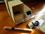 Small box of photo slides I'm halfway through scanning